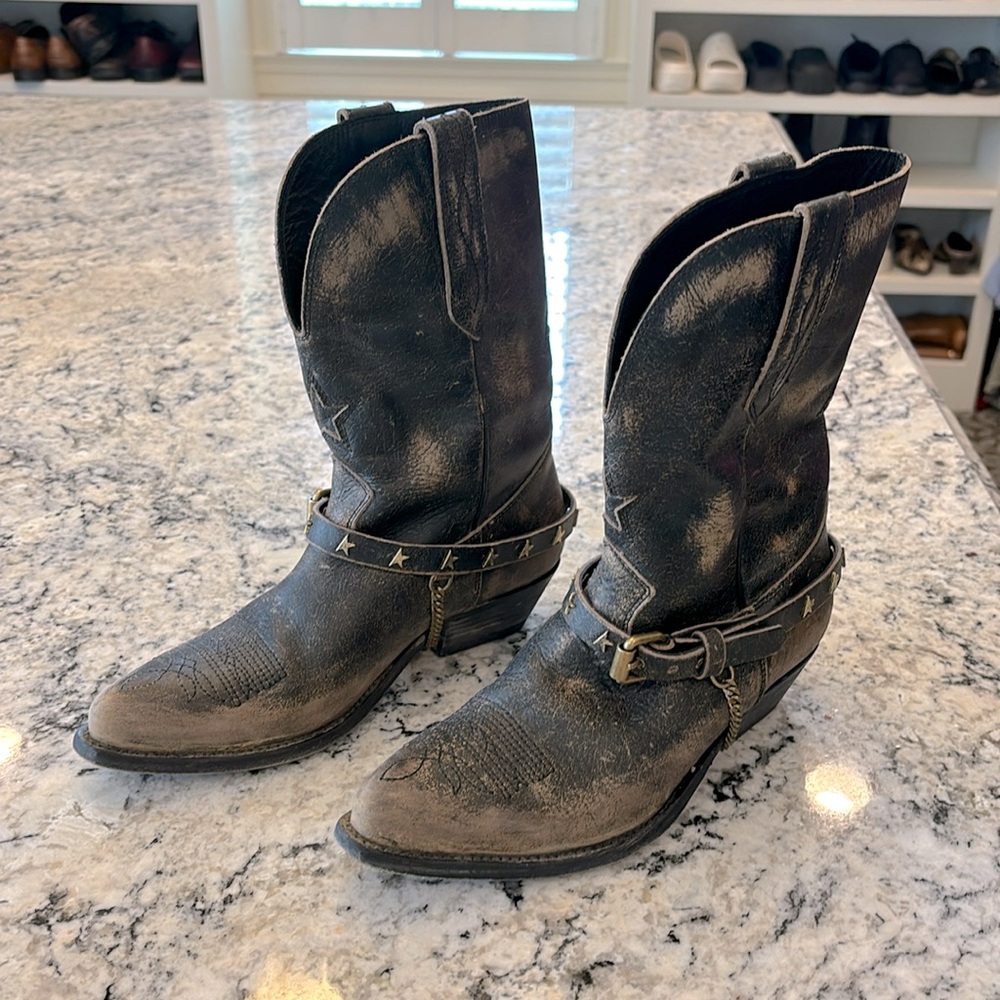 Golden Goose Wish Star Belt Boots Size 38